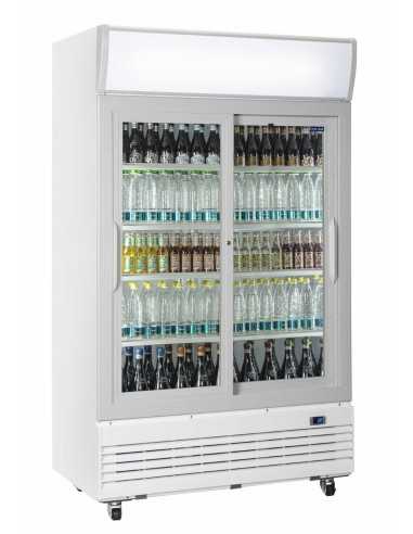 Frigo vetrina a colonna 1000 Lt. (porte scorrevoli) professional