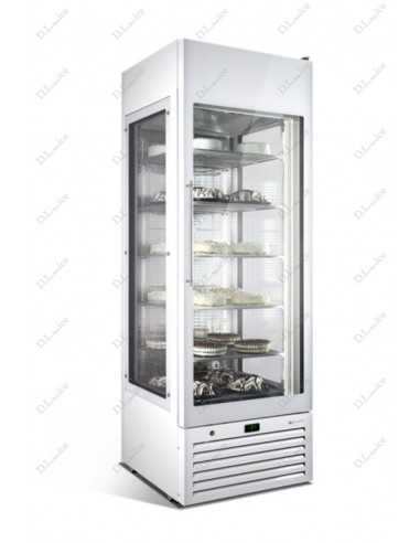 Vetrina refrigerata - Capacità litri 470 - Cm 66.8 x 77.3 x 200 h