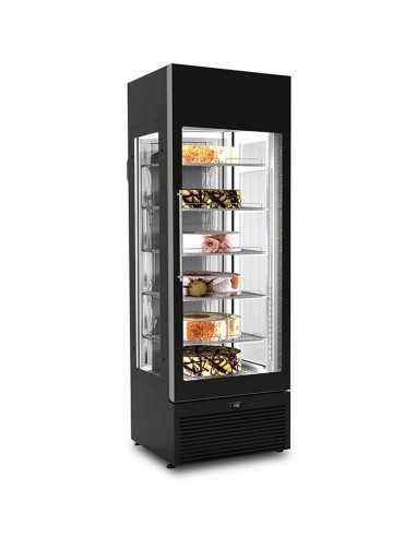 Vetrina refrigerata - Capacità litri 470 - Cm 66.8 x 77.3 x 200 h