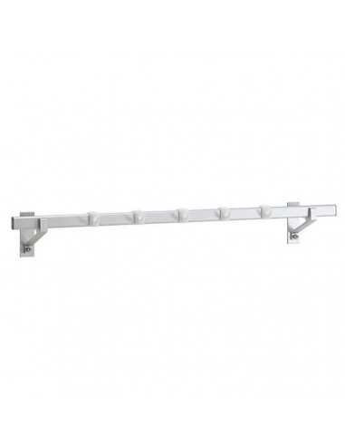 Wall mounted hook rack with maximum capacity 250 kg - Length 100 cm