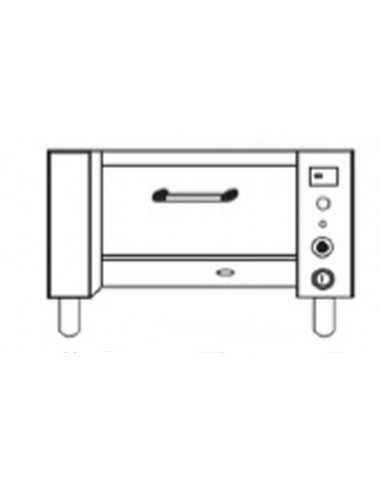 Forno a gas - GN 2/1 KW 11.3 - Dimensioni cm 63 x 57.5 x 29 h