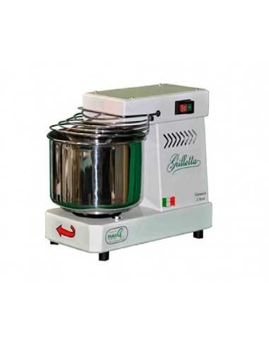 Spiral mixer - 10 Speed - Capacity Kg 8 - Cm 52 x 28 x 43 h