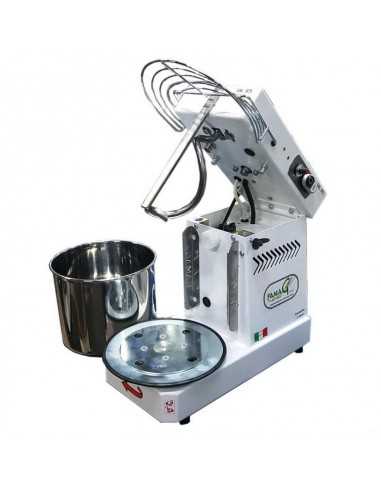 Spiral mixer - 10 Speed - Capacity Kg 8 - cm 52 x 28 x 43 h