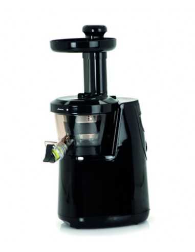 Low speed juice extractor with 2 inputs