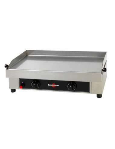 Fry top a gas con piano liscio cm 64 x 34 - Da banco