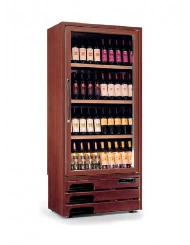 Expositor de vino - Temperatura +°/+16°C - cm 61.3 x 53.6 x 192.2h