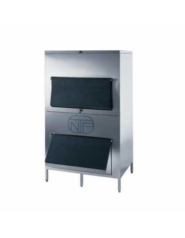 Contenedor de hielo - Capacidad contenedor kg 550 - Dimensiones cm 111 x 106 x 191.5 h