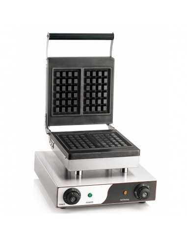 Professional waffle maker for waffles cm 16.5 x 10 x 3.2 h