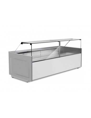 Food bank - Low front - Ventilate - Straight glass - cm 104 x89.8 x 119.1 h