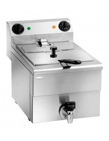 Electric fryer - Capacity 10 liters - cm 30 x 48 x 35 h