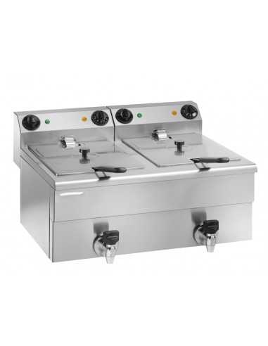 Electric fryer - Capacity liters 9-9 - Cm 60 x 48 x 35 h