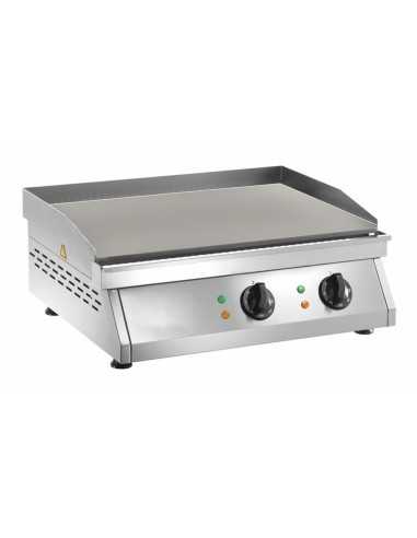 Electric fry top with smooth top cm 59.5 x 40