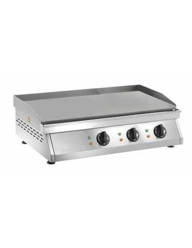 Electric fry top with smooth top cm 83.5 x 40