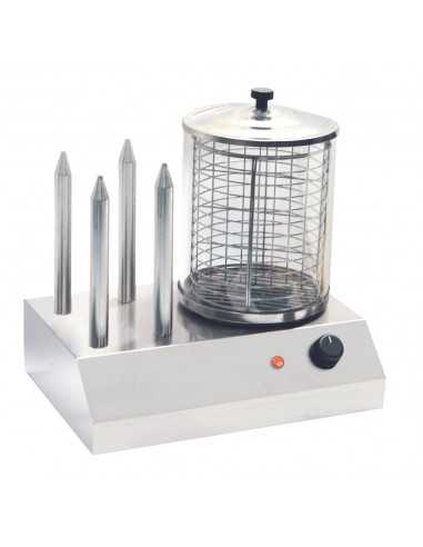 Hot dog cooker machine - No. 4 skewers for bunes