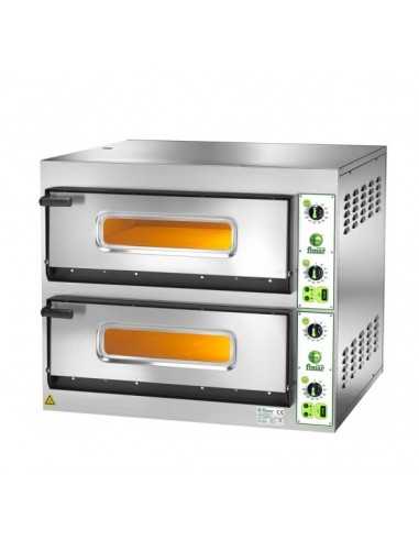 Electric oven - N. pizzas 6 + 6 - cm 90x 108 x 75 h
 Diet-Monofase