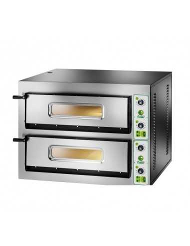 Horno eléctrico - N. pizzas 4 +4 - cm 101x 85 x 75 h