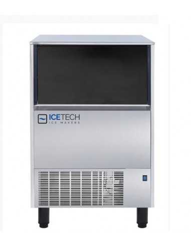 Hollow cube ice maker with production of 80 - 84 Kg in 24 hours