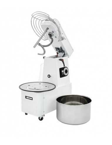 Spiral mixer - Capacity Kg 35 / lt 41 - Monophase - cm 48 x 81.5 x 85 h