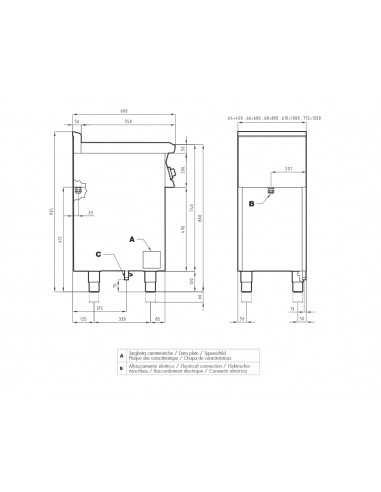 Cucina elettrica - Mod. CFM4-66ET