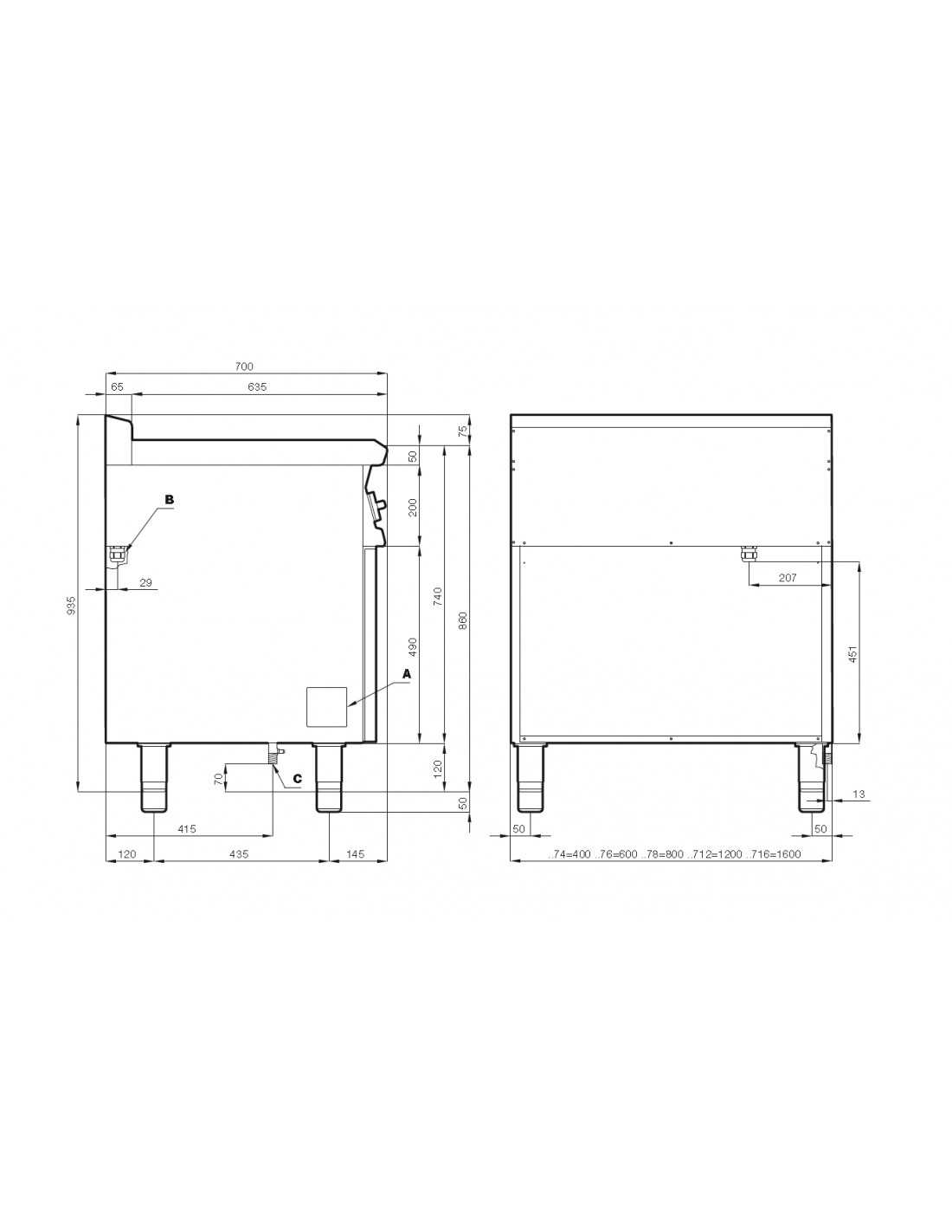 WOK INDUCCIÓN - 5kw En compartimento