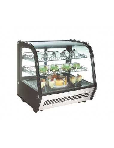 Espositore vetrina refrigerata - Capacità litri 120 - cm 69.6 x 56.8 x 68.6 h