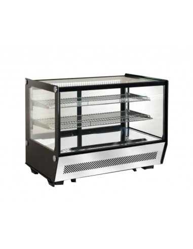 Espositore vetrina refrigerata - Capacità litri 160 - cm 88 x 56.8 x 68.6 h