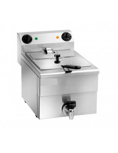 Electric fryer - Capacity lt 10 - cm 30 x 48 x 35h