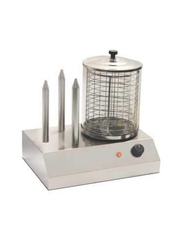 Hot dog cooker machine - No. 3 skewers for bunes