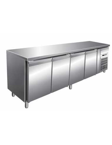 Tabla refrigerada - N. 4 puertas - cm 223 x 70 x 86 h