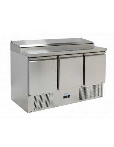 Refrigerated saladette - N. 3 doors - cm 136.5 x 70 x 85 h