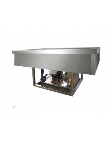 Recessed refrigerated tank - cm 77 x 68 x 54.5 h