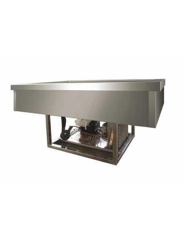 Recessed refrigerated tank - cm 110 x 68 x 54.5 h