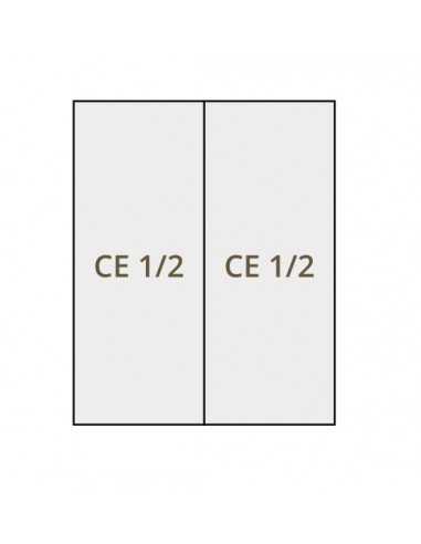 Set baskets cuocipasta CE 1/2 + 1/2 - For CPM model