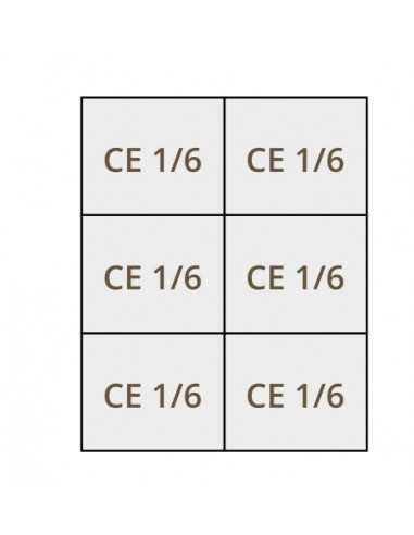 Set cestas cuocipasta CE 1/6 + 1/6 + 1/6 + 1/6 + 1/6 + 1/6 - Para el modelo CPM