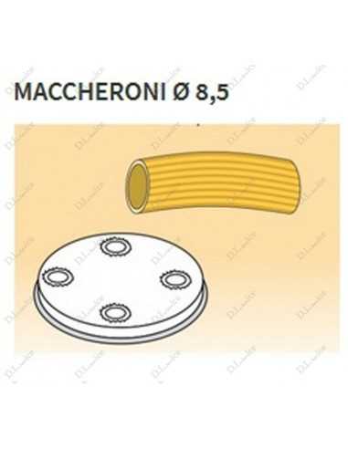 Trafile various sizes of brass alloy - Bronze - For fresh pasta machine model PF25 - PF40 - Maccheroni Ø mm 8.5