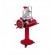 Pedestal de hierro fundido pintado en rojo o negro - Dimensiones cm 56 x 38 x 80h - Peso neto Kg 71 - Peso bruto Kg 87 - Dim