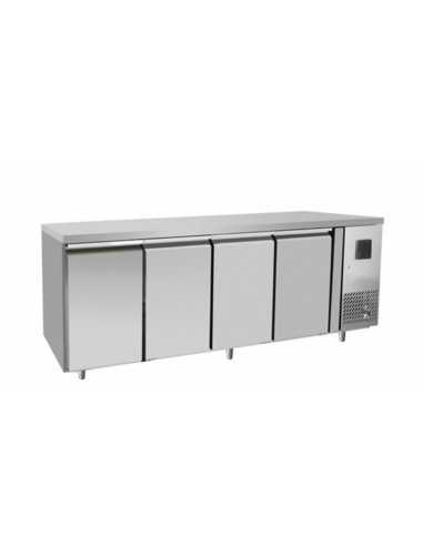 Tavolo refrigerato 4 porte - Tropicalizzato - cm 223 x 60 x 85 h