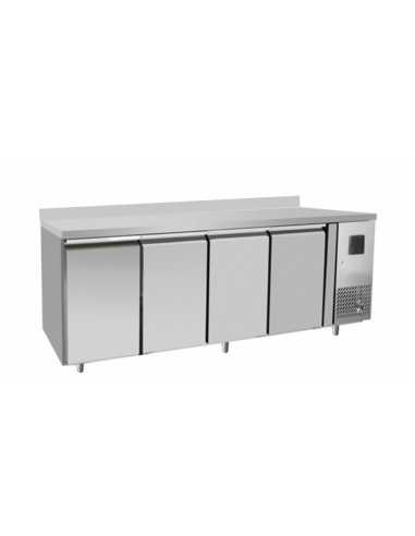 Tabla refrigerada - N. 4 puertas - Alzatina - Tropicalizzato - cm 223 x 60 x 85 h