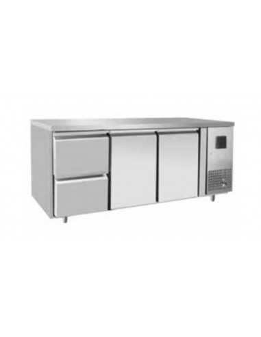 Tavolo refrigerato 2 porte - N. 2 cassetti - Tropicalizzato