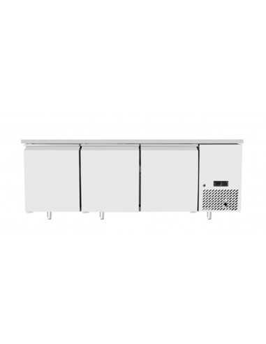 Tavolo refrigerato 3 porte - Tropicalizzato - cm 210 x 80 x 85h