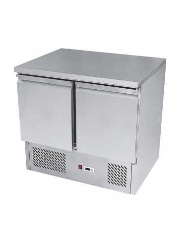 Saladette refrigerada con 2 puertas - cm 90 x 70 x 94,3 h