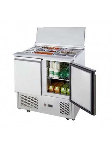 Pizza counter with 2 doors - cm 90 x 70 x 95 h