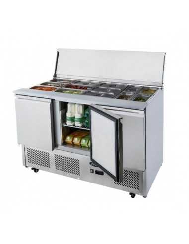 Pizza counter 3 door - cm 136.5 x 70 x 95 h