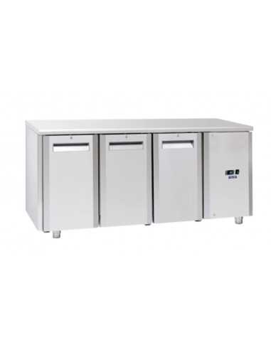 Mesa refrigerada - Tropicalizada - No grupo - N. 3 puertas - cm 181.5 x 70 x 85h