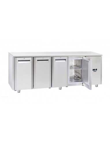 Mesa refrigerada - Tropicalizada - No Grupo - N. 2 puertas - cm 225.5 x 70 x 85h