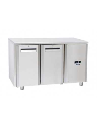 Freezer table - Tropicalized - N. 2 doors - cm 138 x 70 x 85 h