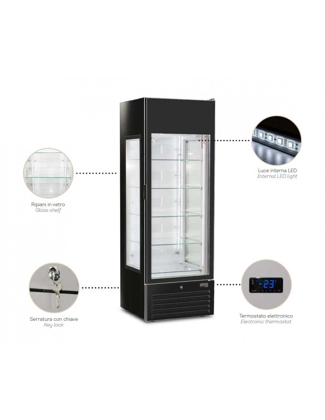 Frigo Vetrina Bibite I Cool 110 Black KLIMAITALIA