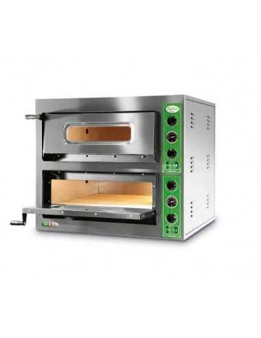 Horno de pizza eléctrico para 8 pizzas - cm 101 x 85 x 75 h