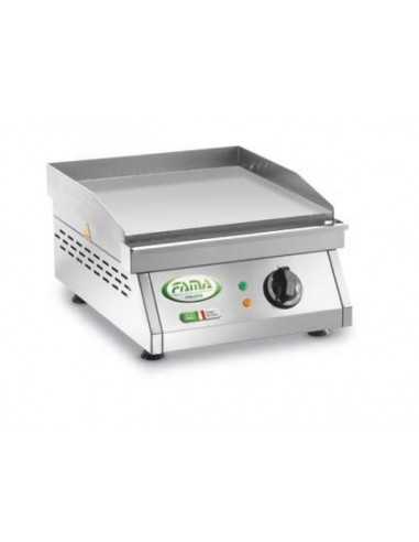 Electric fry top with smooth top Cm 39.5 x 40