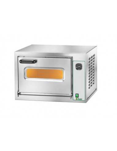 Horno de pizza eléctrico de 1 cámara - cm 55,5 x 46 x 36 h